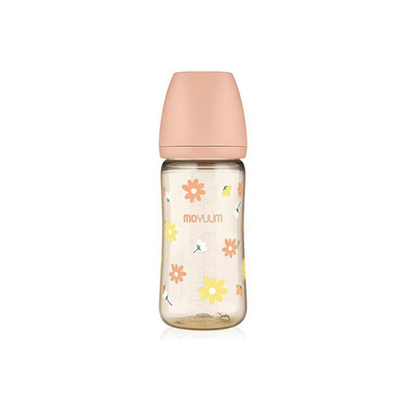 Moyuum宽口奶瓶270ml/9oz(粉色)