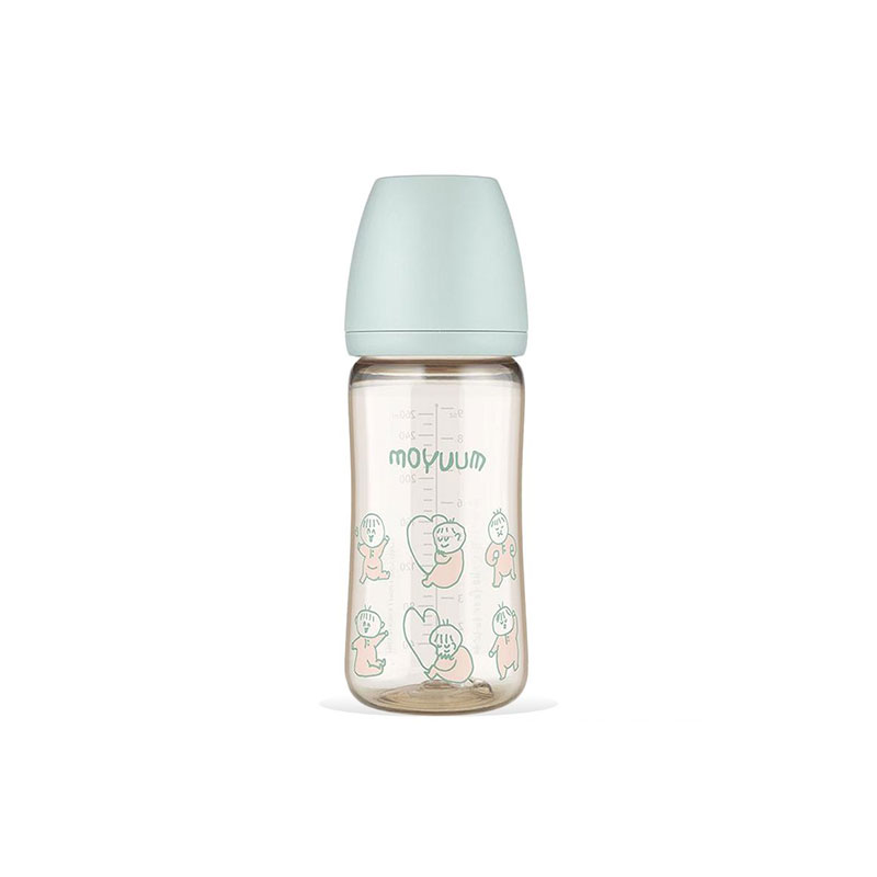 Moyuum宽口奶瓶270ml/9oz(蓝色)
