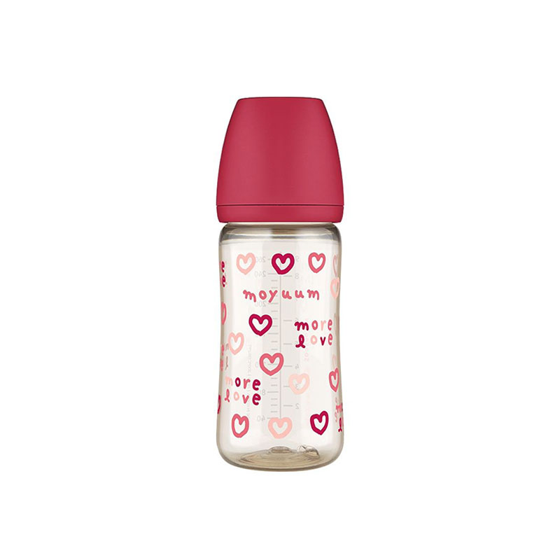 Moyuum宽口奶瓶270ml/9oz(红色)