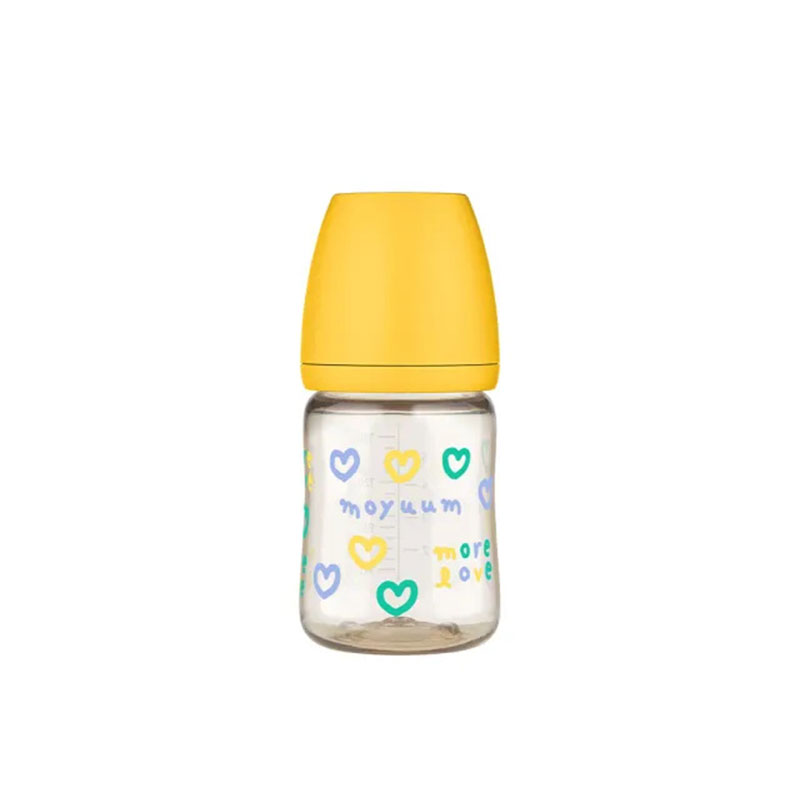 Moyuum宽口奶瓶170ml/6oz(黄色)