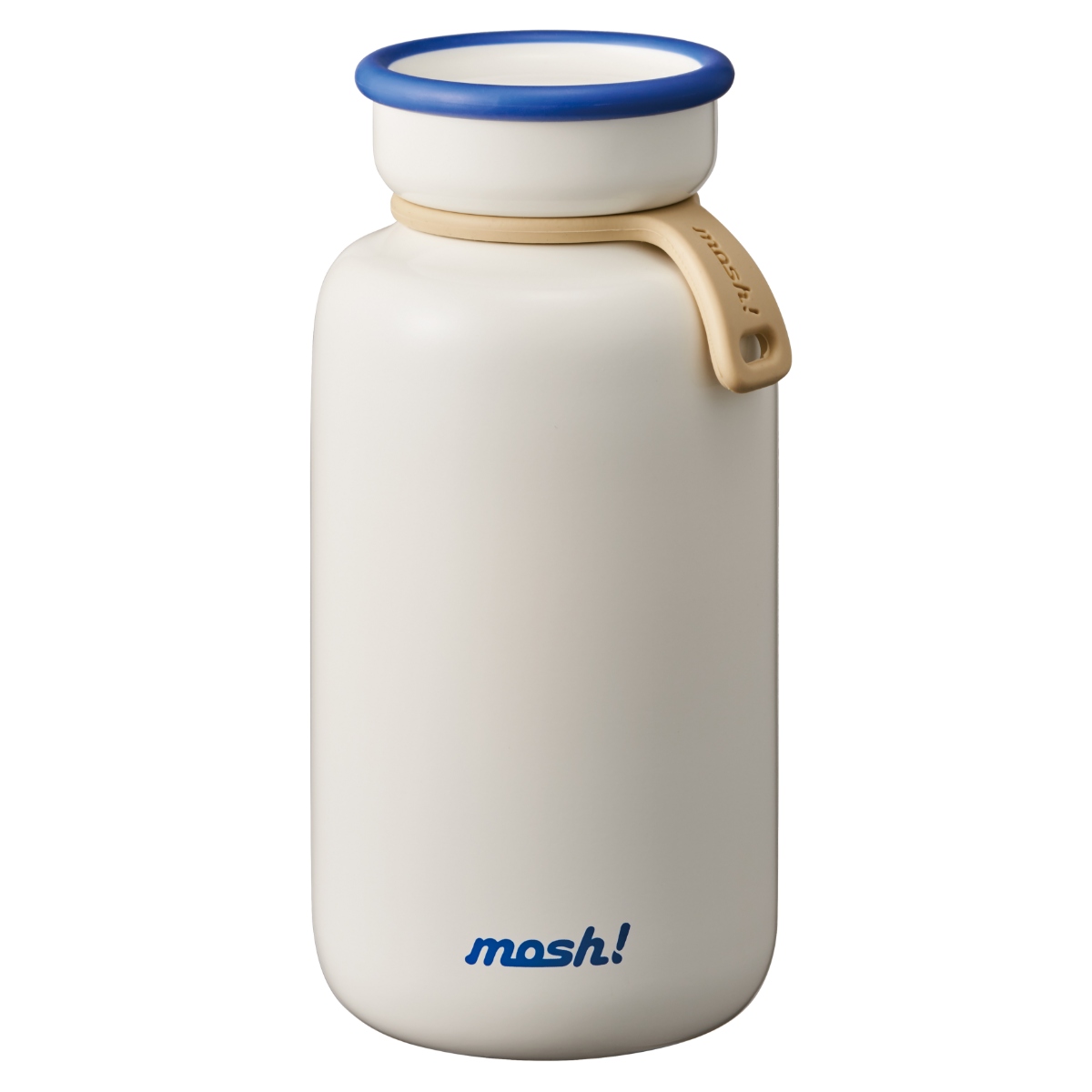 Mosh 拿铁不锈钢保温瓶 450ml 白