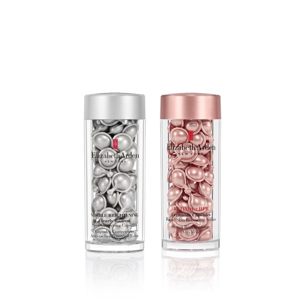 ELIZABETH ARDEN 焕白淡斑+A醇HPR抗皱胶囊套装 (共120粒)
