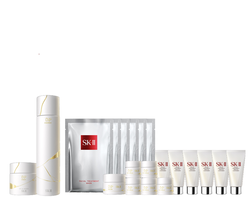 SK-II 凝时金致面霜肌底精华套装